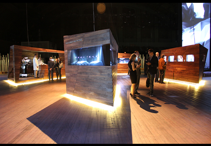 Audemars Piguet, Royal Oak 40th Anniversary Exhibition</br>Fragments, design by Sebastien Leon Agneessens